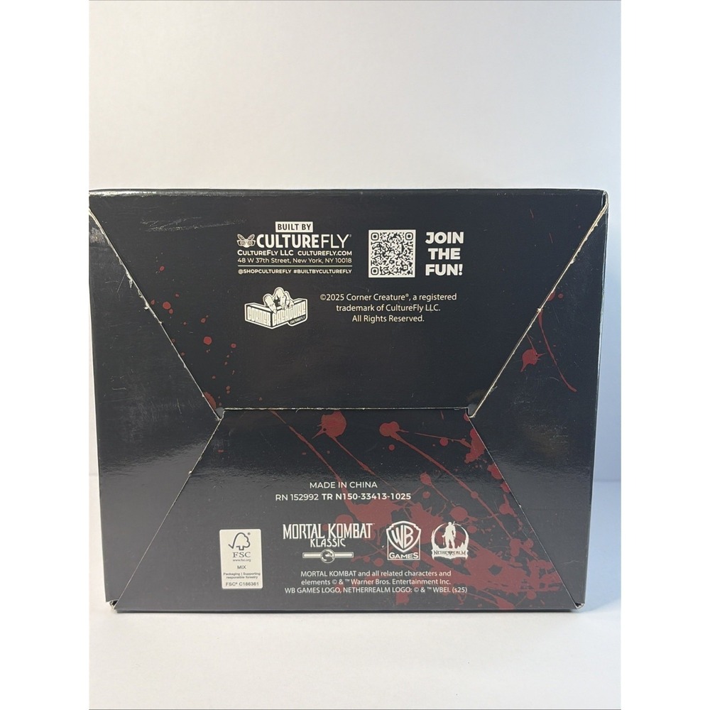 CultureFly Mortal Kombat Klassic Sub-Zero Corner Creature Vinyl Figure KOQ001AWM - Picture 6 of 8